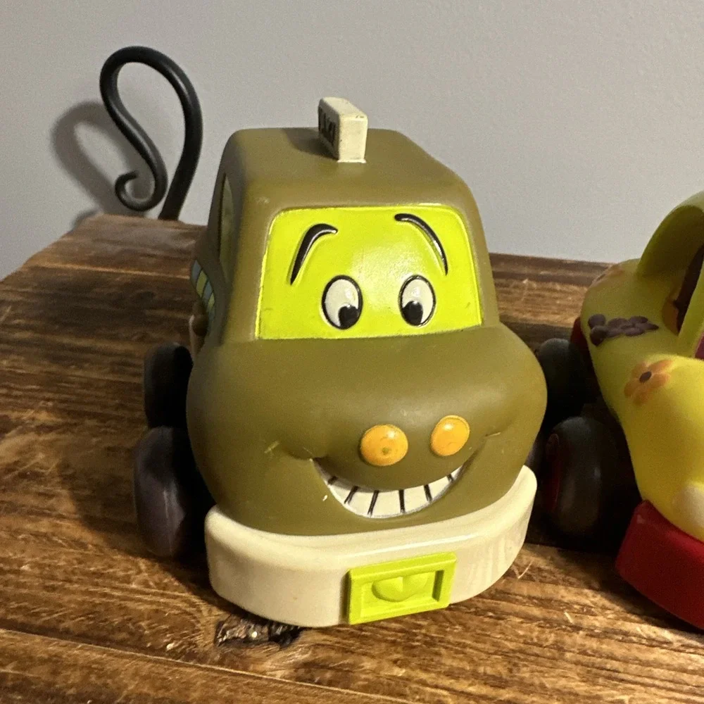 Just B You Baby Toy Cars Pull Back Action Clicking Wheels Set of 3
